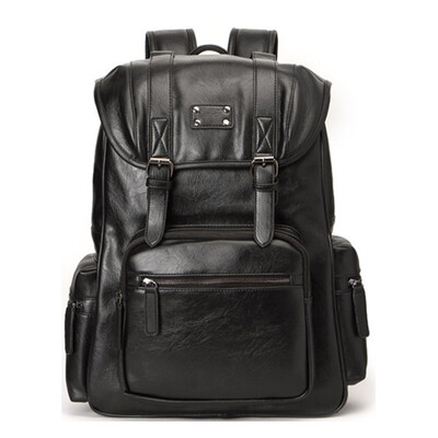 

Mens PU Laptop Backpack School Bags Backpack Book Bag On Primary Schoolbag Satchel Teens Children Travel Luggage Man Handbag
