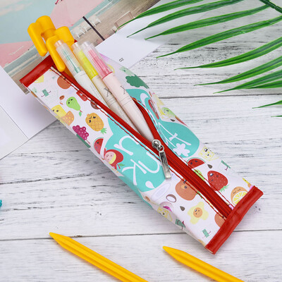 

Toponeto 1PC Cute Fruit Pencil Cases Pencil Bag Girls Stationery Office Mini Wallet Pouch