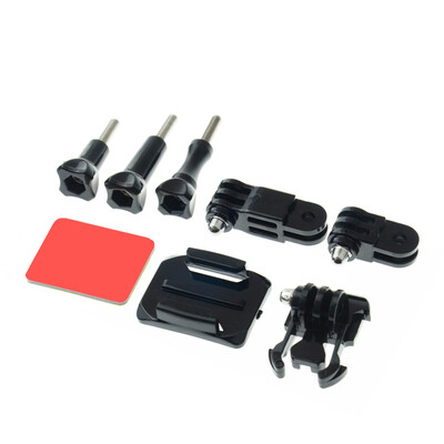 

7PCSSet Adjustable Pivot Kit Curved Adhesive Side Mount Helmet Front Mount Replacement for Gopro hero6543YI