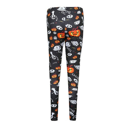 

Womens Halloween Leggings Digital Print High Waist Pants Workout Push Up Leggins Mujer Knitted Sexy Christmas leggings