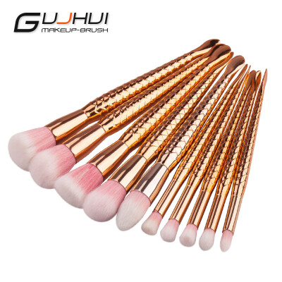 

〖Follure〗10PCS Make Up Foundation Eyebrow Eyeliner Blush Cosmetic Concealer Brushes