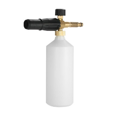 

Adjustable Foam Lance 1L Bottle Snow Foam Nozzle Injector Soap Foamer for Nilfisk Pressure Car Washer