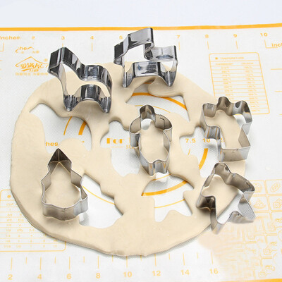

Siaonvr 6 Pcs Packed Stainless Steel Cookie Dessert Animal Cutter DIY Mould Baking Tool