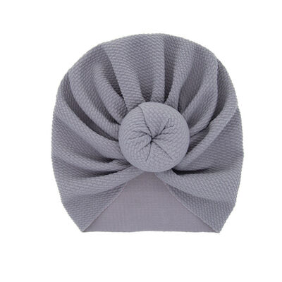 

Baby Girls Boys Turban Knot Head Wrap Cute Kids Hat Cotton Cap Soft Hat