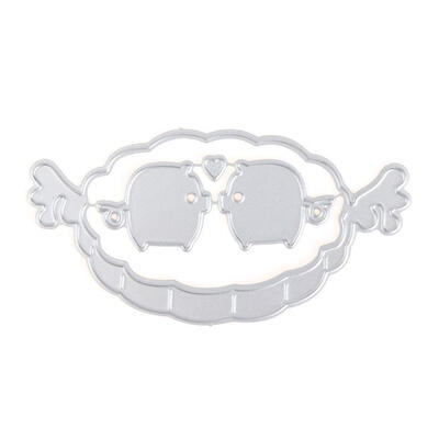 

Metal Cutting Dies Stencils for DIY Scrapbooking Photo Album Cute Pig Card