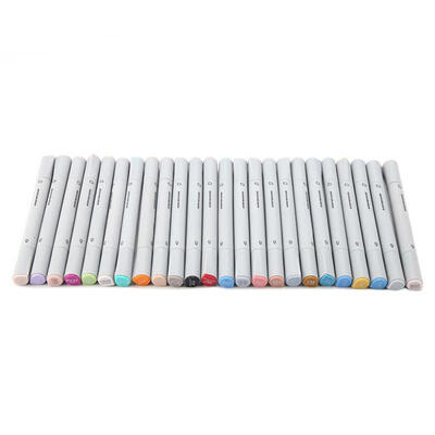 

Greensen 24 Color Marker Pen Set Dual Tips Professional Alcohol Art Markers with Zipper Carry Bag
