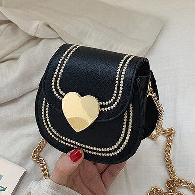 

Summer women 2019 new tide Korean tide foreign gas chain saddle bag fashion Joker shoulder Messenger bag