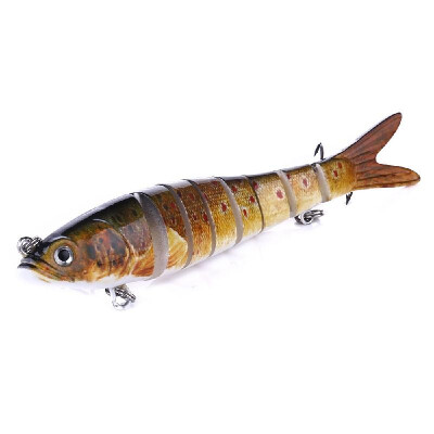 

54 Inch 137cm 27g Multi Jointed 8 Segment Fishing Lure Swimbaits Artificial Hard Bait Lure Fishing Treble Hook Tackle