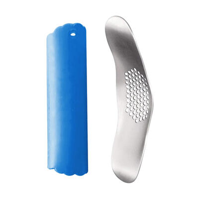 

Kitchen Gadgets Stainless Steel Garlic Press Crusher Peeler Cooking Tools