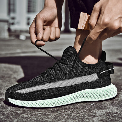 

Mens shoes new flying woven shoes mesh shoes sports shoes tide shoes casual popcorn sports shoes