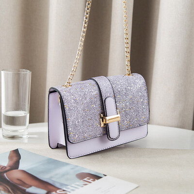 

Summer simple one-shoulder slanting little girls hundreds of chain fashion sense of foreign temperament