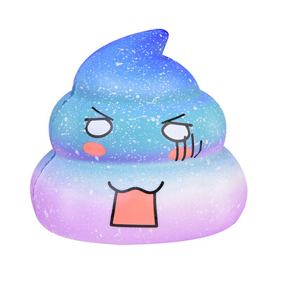 

Tailored Squishies Kawaii Emoji Galaxy Poo Slow Rising Fruit Scented Stress Relief Toys