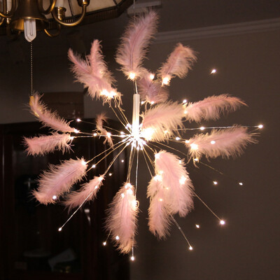 

Gobestart Feather Fireworks Lamp String Decoration Light String Outdoor Courtyard Lighting