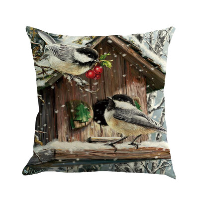 

Tailored Christmas Pillow Cover Pillowcases Decorative Sofa Cushion Cover 45x45cm