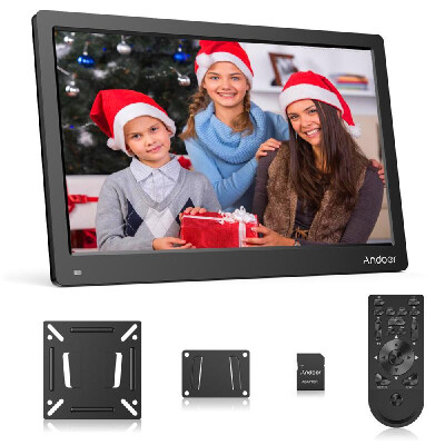 

Andoer 133 Inch Digital Photo Picture Frame FHD 19201080 IPS Screen Support CalendarClockMP3Photos1080P Video Player with 75