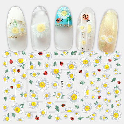 

〖Follure〗DIY Nail Applique Adhesive Flower Rattan Nail Sticker Lace Design Nail Paste