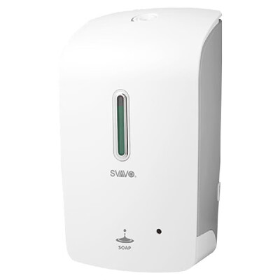 

SVAVO 1000mL Automatic Soap Dispenser Infrared Motion Sensor Wall Mounted Touchless Soap Dispenser Dish Liquid Lotion Gel Shampoo