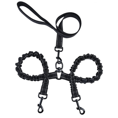 

Leads Dubbele Hondenriem Gevlochten Hondenriem Verwarde Dubbele Tractiepoot Wandeltraining Twee Honden Dubbele Touwbuffer
