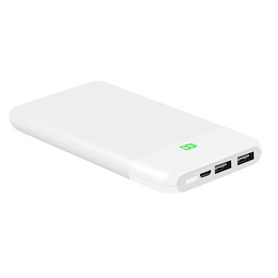 

BESTON LED digital display 10000mAh dual port power bank Mobile power supply