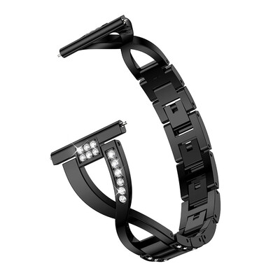 

〖Follure〗Metal Crystal Watch Strap Wrist Band for Xiaomi Huami Amazfit Bip Youth Watch