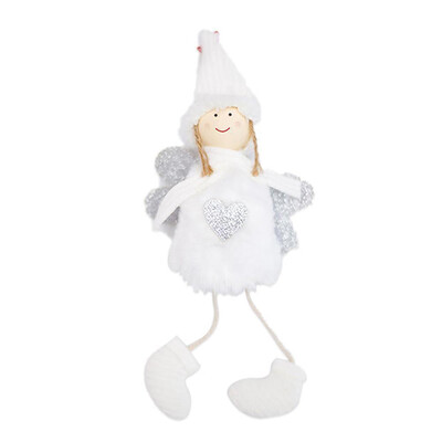 

Gobestart Christmas Angel Plush Doll Toy Christmas Tree Pendants Ornaments Decoration Home