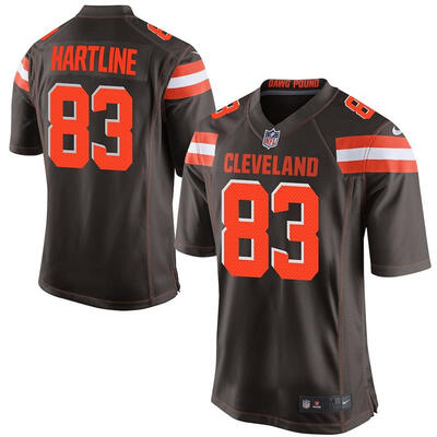

Youth Football Jersey Cleveland Browns Brian Hartline Brown Game Jersey