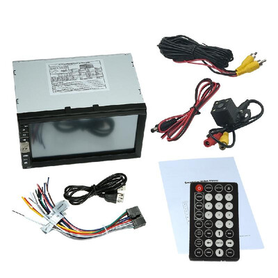 

7" Universal 2 Din Car Stereo Radio MP5 Player Car Multimedia Entertainment HD BT USBTF AMFM Aux Input with Remote Controller Re