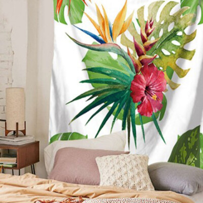 

Fashion Fresh Flowers Tapestry Decorative Wall Hanging Bohemia Carpet Home Decor