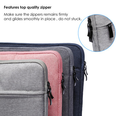 

N001 Laptop Sleeve Soft Zipper Pouch 11121315156 Bag Case Cover for Macbook Air 13 Pro Retina 15 Notebook Bags Drop Ship