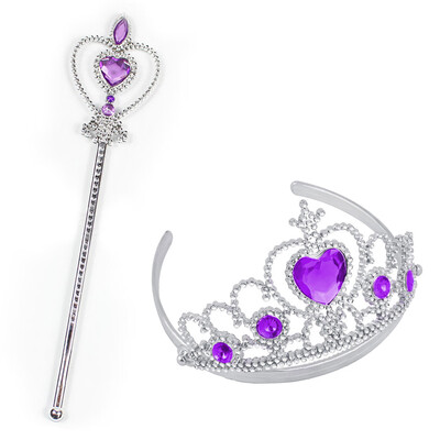 

〖Follure〗2pcs Party Accessories Girl Queen Princess Halloween Cosplay Holiday Party Toy
