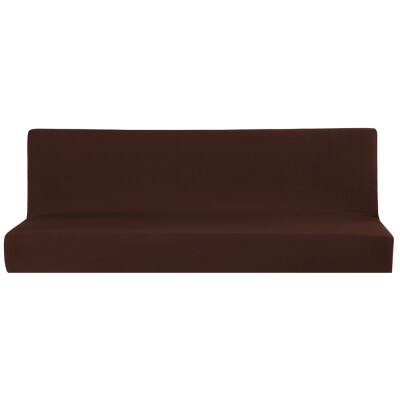 

New Solid Color Armless Sofa Cover All-inclusive Folding Stretch Sofa Slipcover Sofa Protector