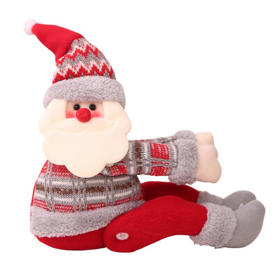 

New Hot Christmas Curtain Home Snowman Curtain Buckle Buckle Elk Shape Cute Santa Claus Curtain Buckle Festive Party Supplies