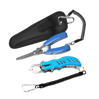 

Fishing Lip Gripper Pliers Set Hook Remover Mini Fish Gripper Fishing Pliers&Gripper Fishing Line Cutters Fishing Accessories