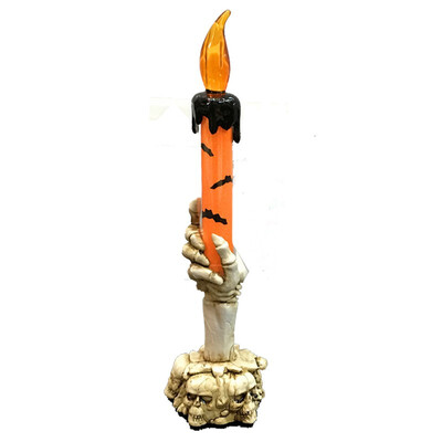 

Ghost Hand Candle Lamp For Halloween Decoration With Horror Electric Candle With No Flame Theme Parties Props