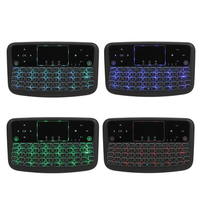

A36 Mini Wireless Keyboard 24GHz 4 Color Backlit Air Mouse Touchpad Keyboard For Android TV Box Smart TV PC Rechargeable