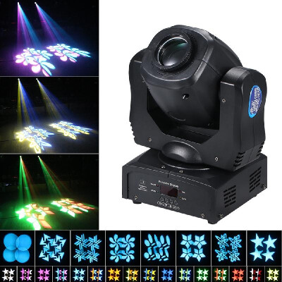 

Total Power 120W LEDs Moving-heads Stage Light 915CH 4 Facet Prism Rotating Spotlight 8 Patterns & 16 Colors DMX512 Sound-activat