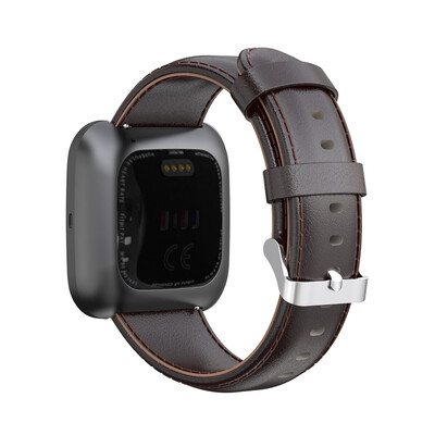 

ECSEM Watch Strap for Fitbit VersaFitbit Versa Lite Genuine Leather Band Wristband Bracelet for Fitbit Versa Smart Watch
