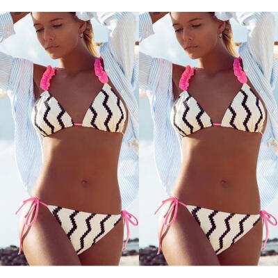 

New Women Sexy Bandage Bikini Set Push up padded swimwear swimsuit bathing beachwear