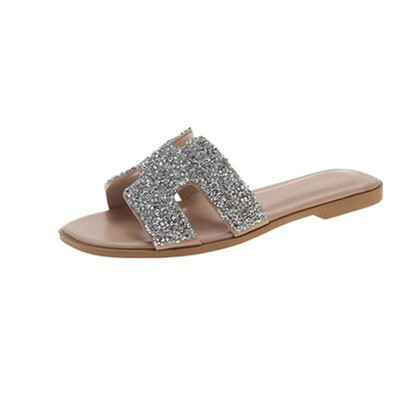 

Slippers for women wearing fashionable water drills for summer outdoors