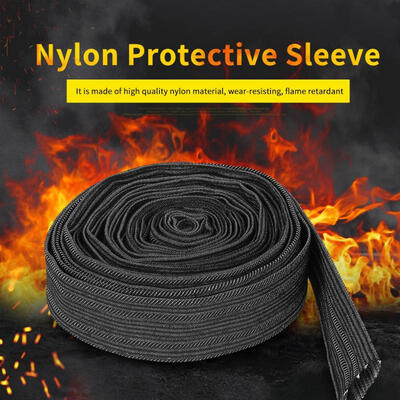 

Greensen 75m Nylon Protective Sleeve Sheath Cable Cover for Welding Torch Hydraulic Hose
