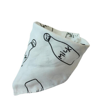 

Baby Bibs Triangle Double Layers Cotton Cartoon Animal Baby Bibs Dribble Bibs