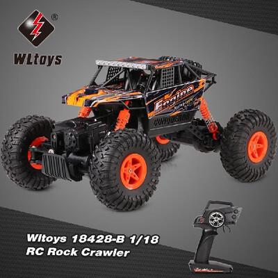 

Original Wltoys 18428-B 118 24G 4WD Electric RTR Off-Road Rock Crawler Climbing RC Car