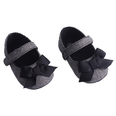 

Babys First Walkers Shoes Sweet Bowknot Retro Baby Toddler Shoes Non-slip Soft Prewalker Baby Shoes For Girl