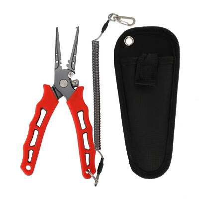 

Stainless Steel Fishing Pliers Clamp SplitRing Tungsten Steel Blade Line Cutter Multifunction Fishing Tackle Tool