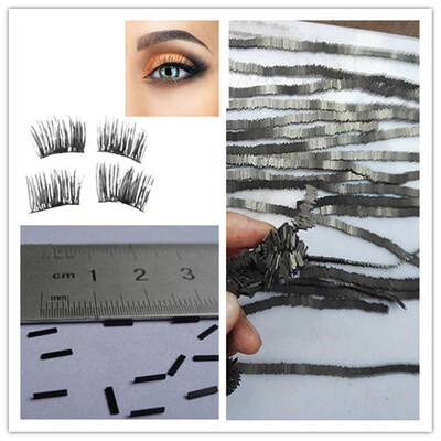 

〖Follure〗50Pcs Reusable-Magnet-Sheet-For-3D-Magnetic-False-Eyelashes-Extension-Handmade
