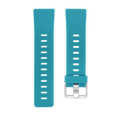 

TPU Pure Color Twill Adjustable Watchband Bracelet Strap for Fitbit Versa