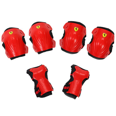 

6PCS Kids Youth Sports Brace Set Riding Roller Skating Elbow Knee Hands Guard Set Sports Protective Equipment