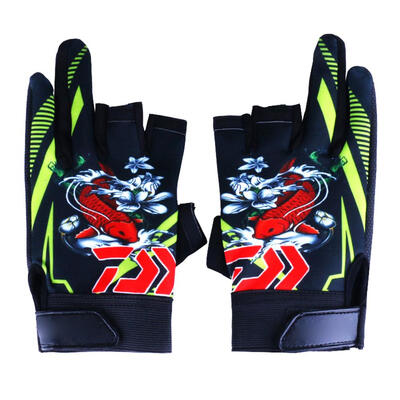 

1 Pair Fishing Printed Full Finger&Half Finger Gloves Skidproof Gloves