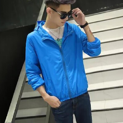 

Men Women Waterproof Sunscreen Jacket Windproof Lightweight Jogging Rain Coat