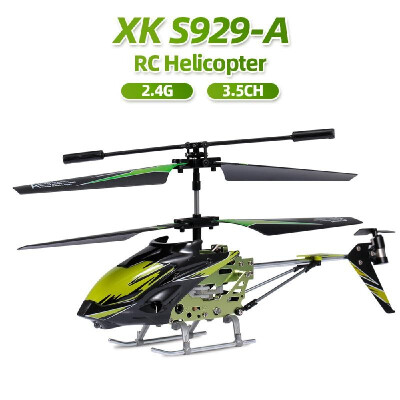 

Wltoys XK S929-A RC Helicopter 24G 35CH w Light RC Toys for Beginner Kids Children Gifts